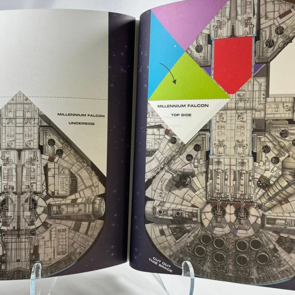 Star Wars Folded Flyers Klutz Paper Starfighters Activity Book 30 Ships 2012